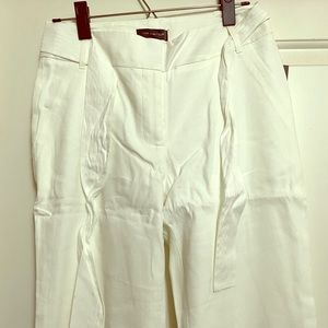 Linen crop pants